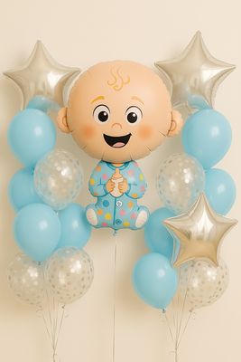 It's A Boy - Balloon Bouquet Package