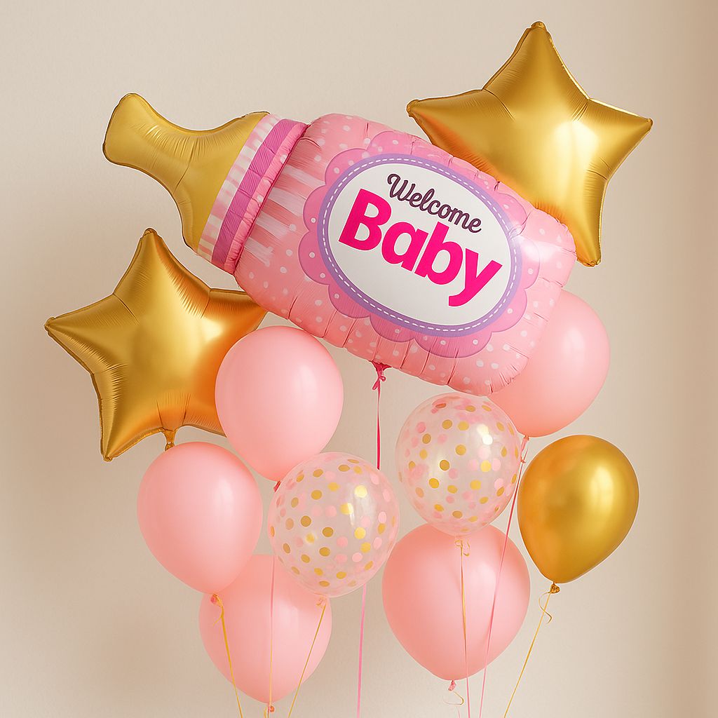 It&#39;s A Girl - Balloon Bouquet Package