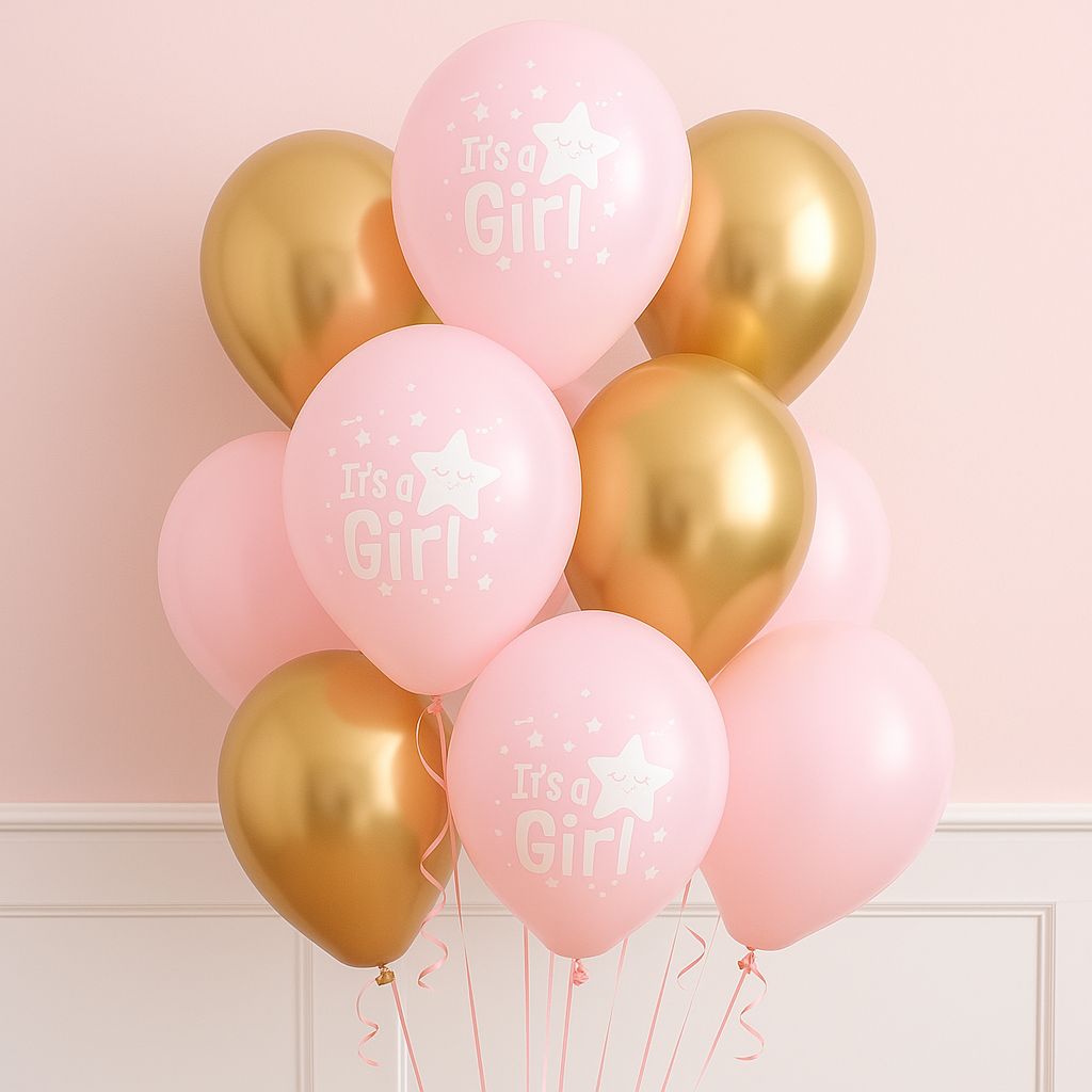 It&#39;s A Girl - Balloon Bouquet