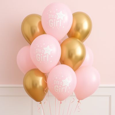 It's A Girl - Balloon Bouquet
