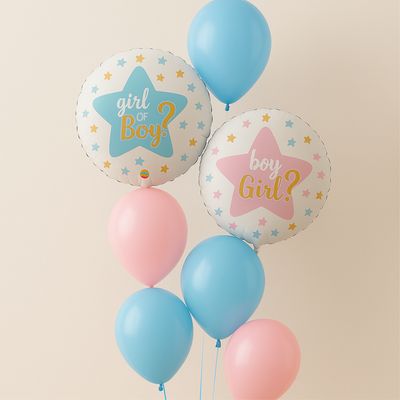 Gender Reveal Balloon Bouquet by Glitz N Twists