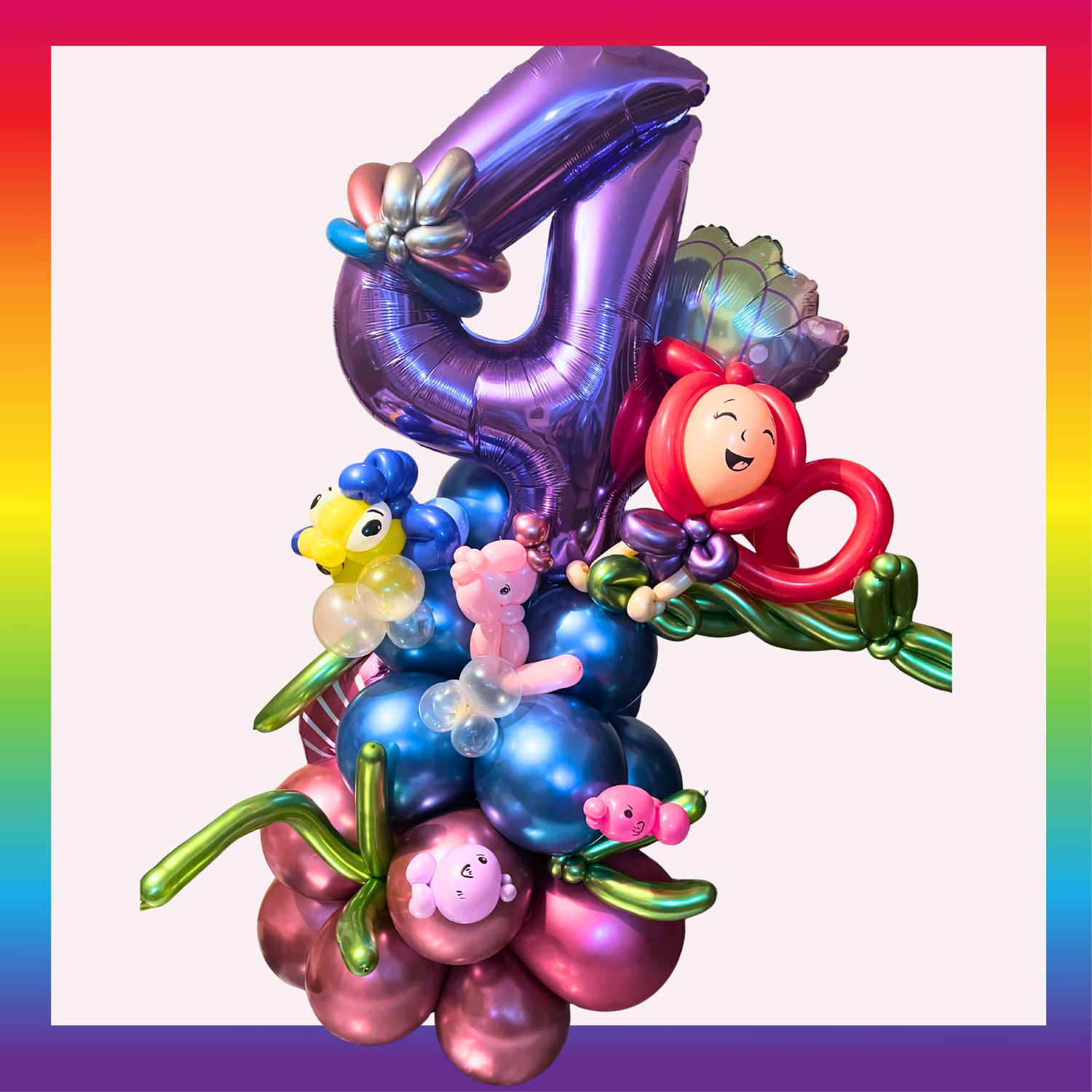 Large- Custom Air Filled Numbers