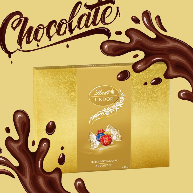 Lindt Lindor Assorted Chocolates Box 235g