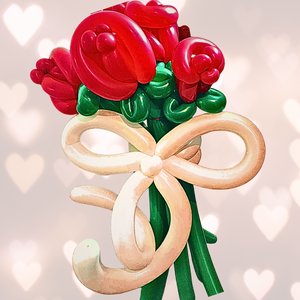 Twisted Balloon Rose Bouquet