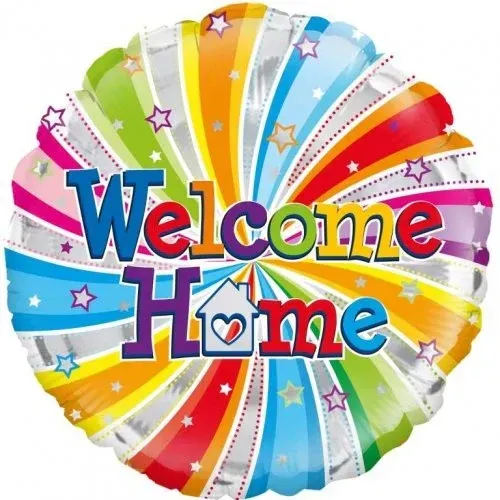 18″ ROUND FOIL -Welcome Home Star Burst