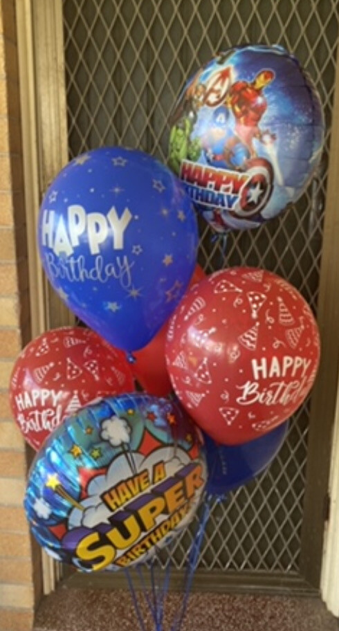 🎈 Double Foil Helium Bouquet🎈 – You Tell Us, We Do the Rest – detail view 7 by Glitz N Twists