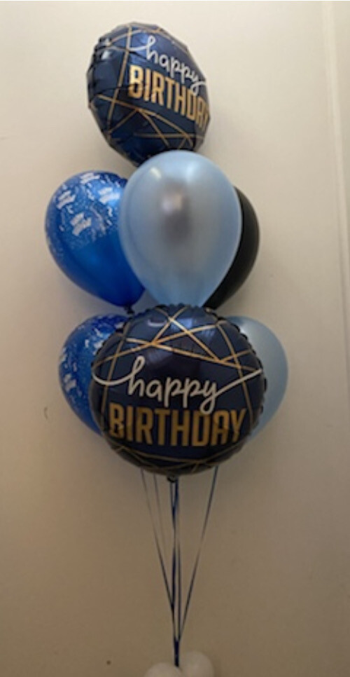 🎈 Double Foil Helium Bouquet🎈 – You Tell Us, We Do the Rest – detail view 1 by Glitz N Twists