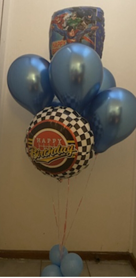 🎈 Double Foil Helium Bouquet🎈 – You Tell Us, We Do the Rest – detail view 3 by Glitz N Twists