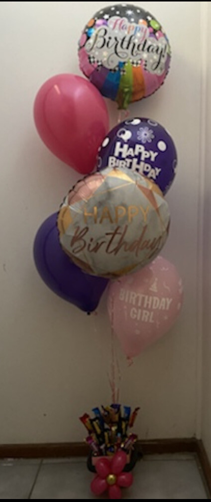 🎈 Double Foil Helium Bouquet🎈 – You Tell Us, We Do the Rest – detail view 2 by Glitz N Twists