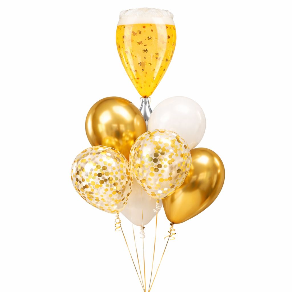 Wine Balloon Bouquet by Glitz N Twists