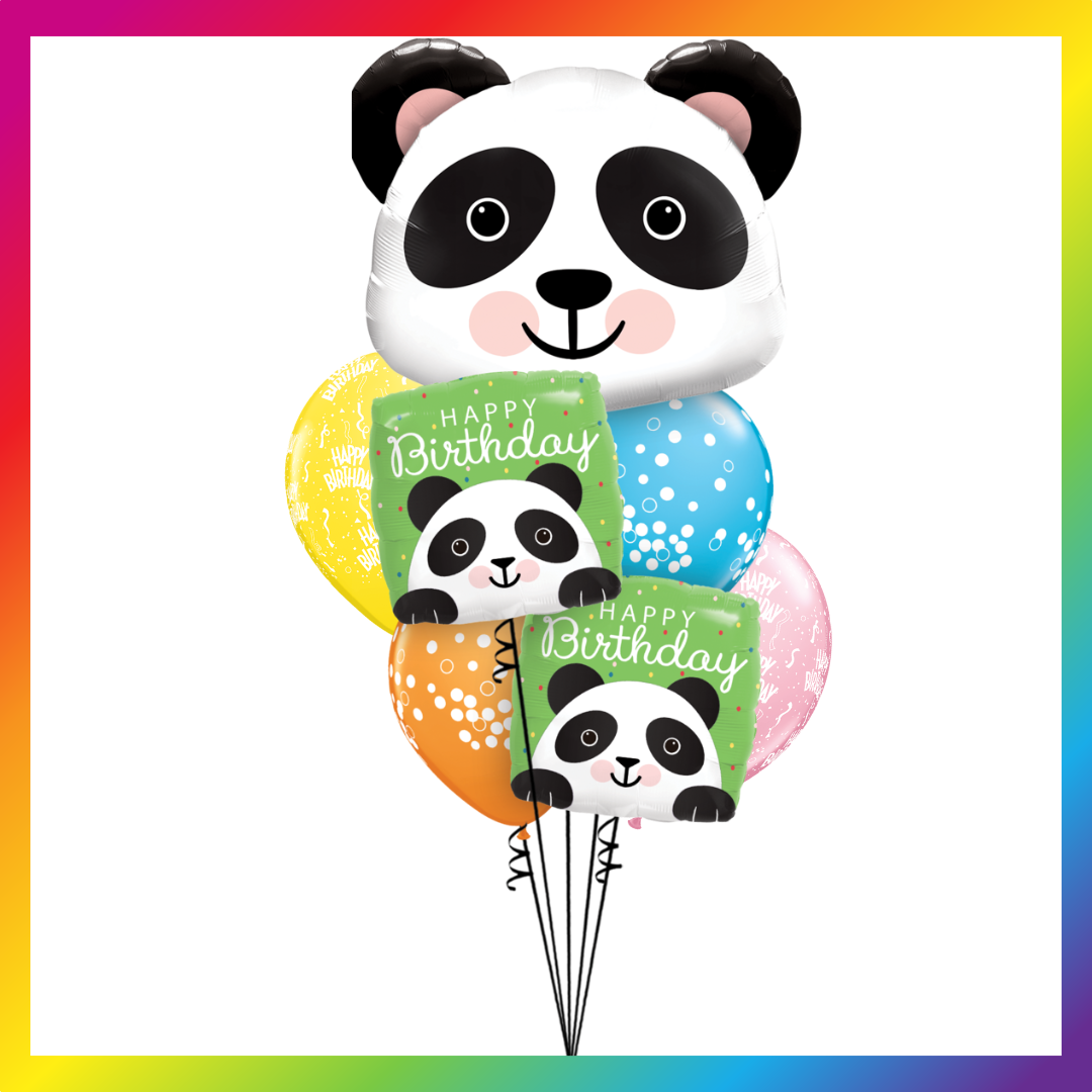 Panda Balloon Bouquet by Glitz N Twists