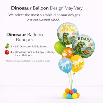 Dinosaur Balloon Bouquet - mini