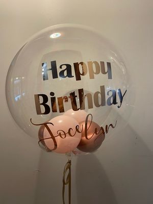 Gum Ball Balloon -Personlised by Glitz N Twists