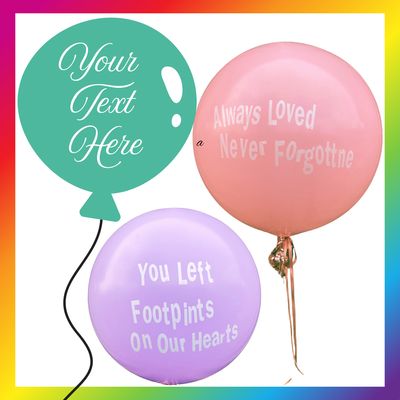 Jumbo Balloon -Personalised by Glitz N Twists