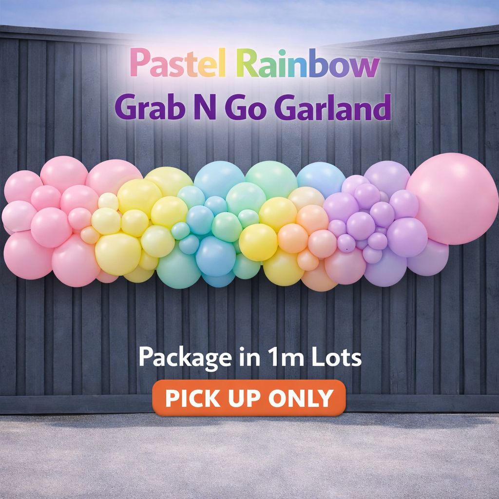 Pastel Rainbow -Grab N Go Garland- Organic - per meter