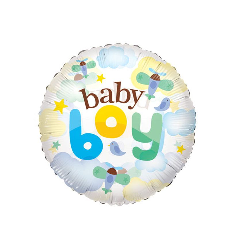 24″ ROUND -Baby Boy Planes -Clear by Glitz N Twists
