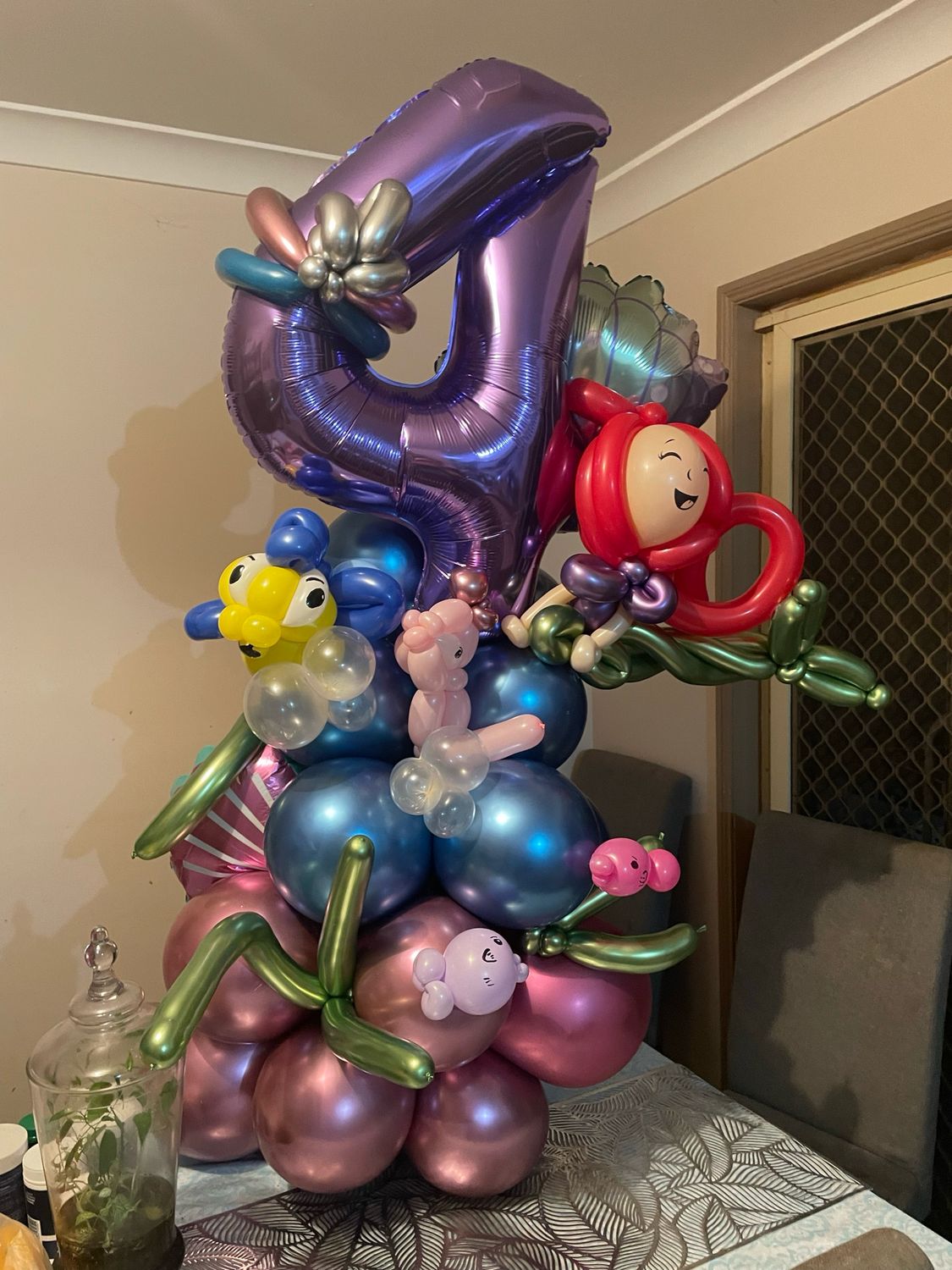Large- Custom Air Filled Numbers by Glitz N Twists
