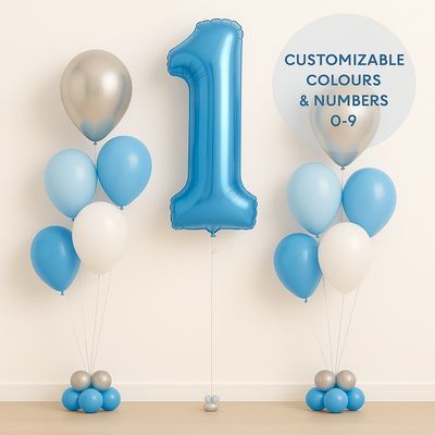 Single Number Helium Bundle – detail view 1 by Glitz N Twists