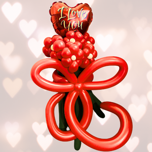 Twist of Love Balloon Flower Bouquet