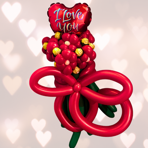 Twist of Love Balloon Flower Bouquet