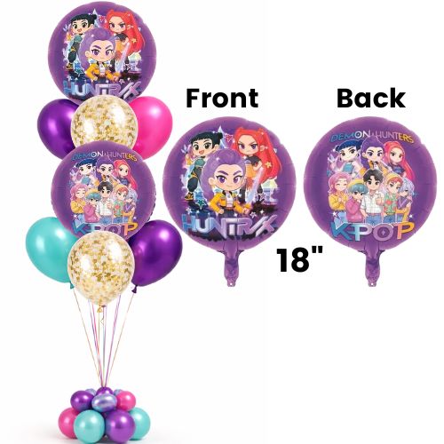 Huntrix / K-Pop Balloon Bouquet 🎤💜