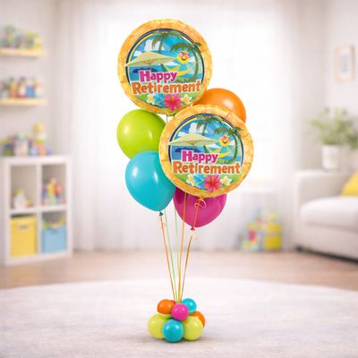 Happy Retirement Balloon Bouquet by Glitz N Twists
