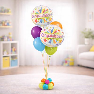 Congratulations Balloon Bouquet by Glitz N Twists