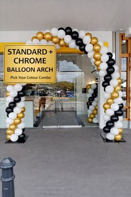 Standard + Chrome Colour Balloon Arch by Glitz N Twists
