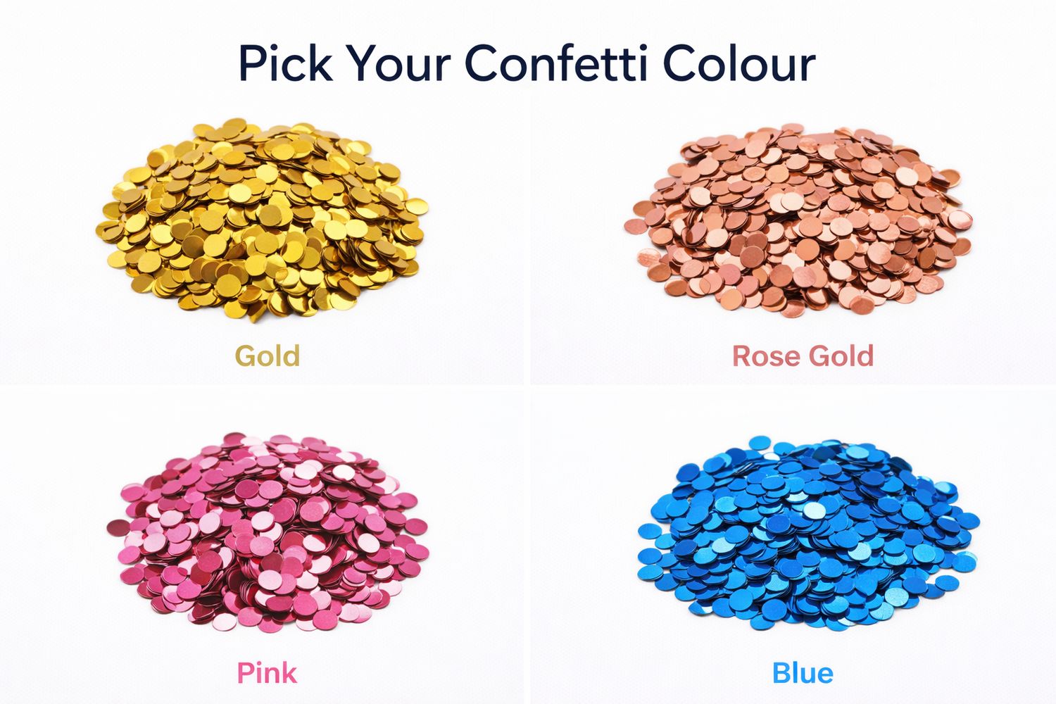 Standard N Confetti Helium Balloon Bouquets