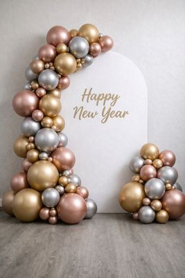 Chrome Garland + Arch Hire