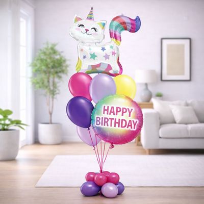 Kittycorn Helium Balloon Bouquet