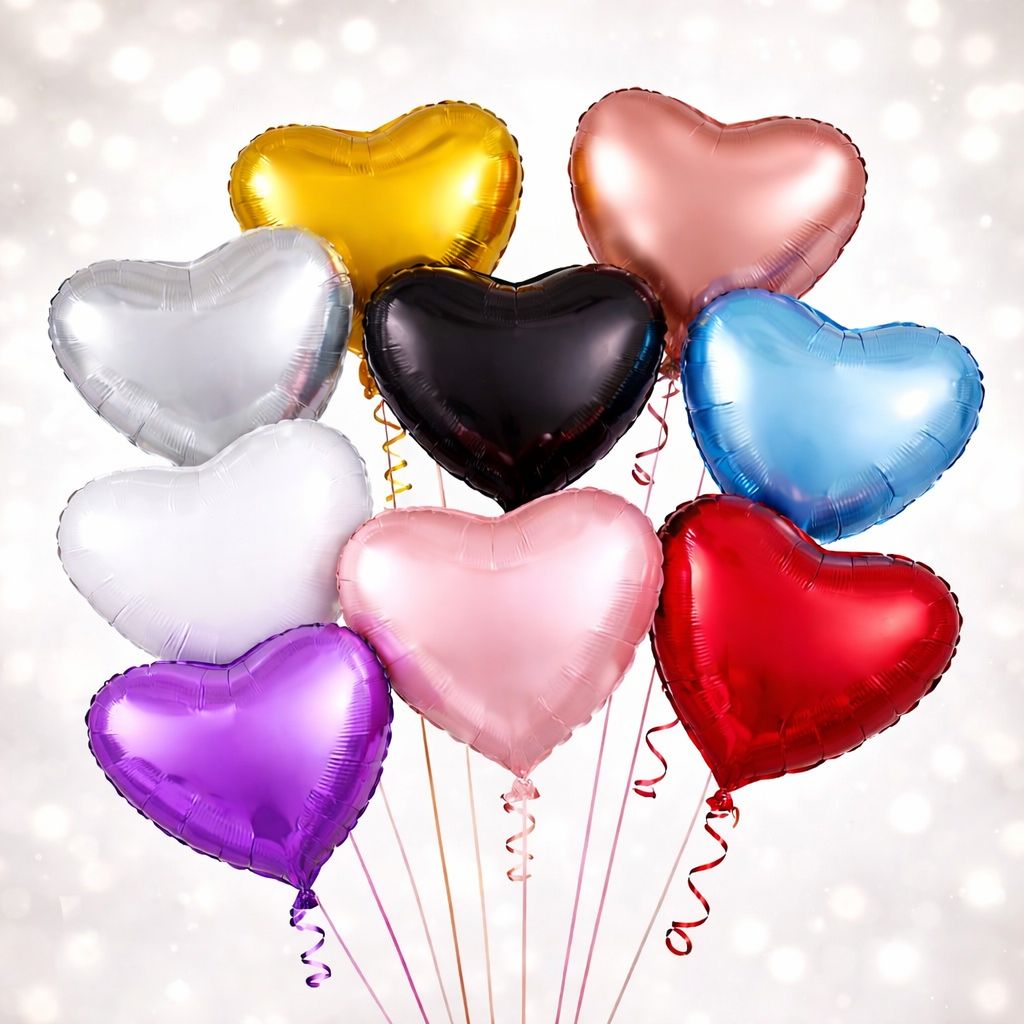 FOIL HEART-Pick Your Colour