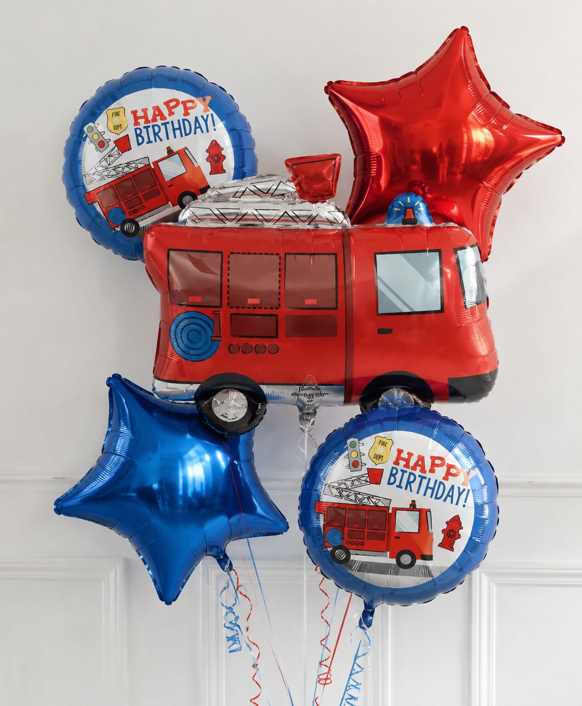 Fire Truck   - Balloon Bouquet