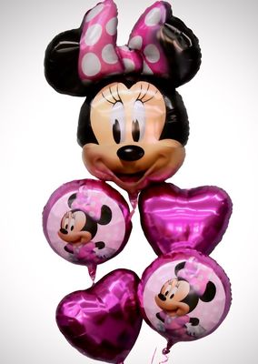 Minnie Mouse- Balloon Bouquet by Glitz N Twists