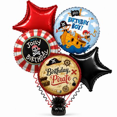 Pirate Birthday-Balloon Bouquet by Glitz N Twists