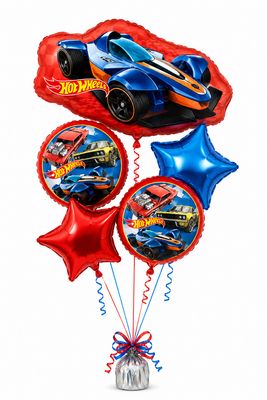 Hot wheels Birthday-Balloon Bouquet by Glitz N Twists