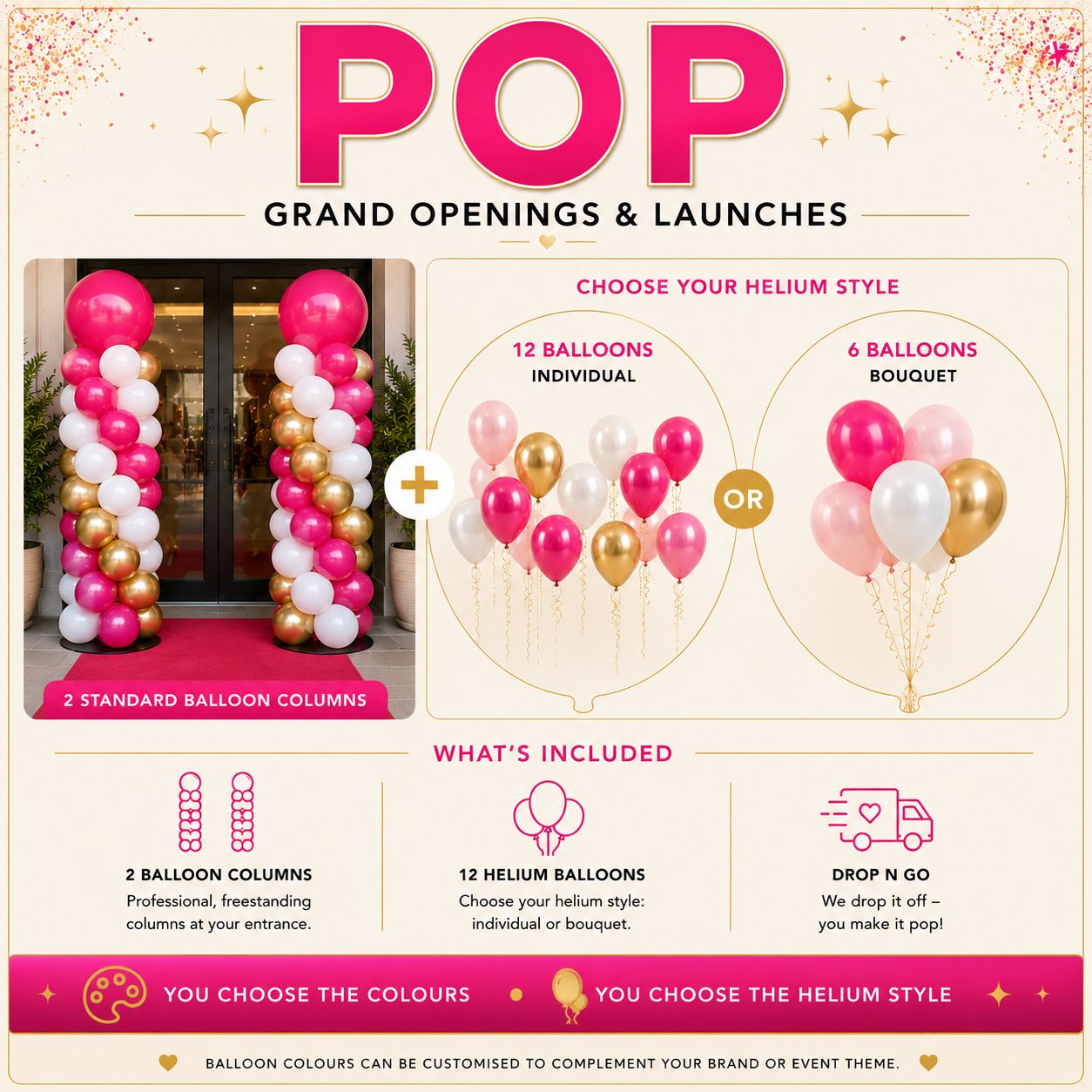 POP — GRAND OPENING &amp; LAUNCH PACKAGE
