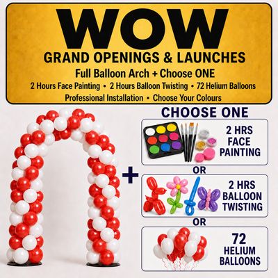 WOW — GRAND OPENING &amp; LAUNCH PACKAGE