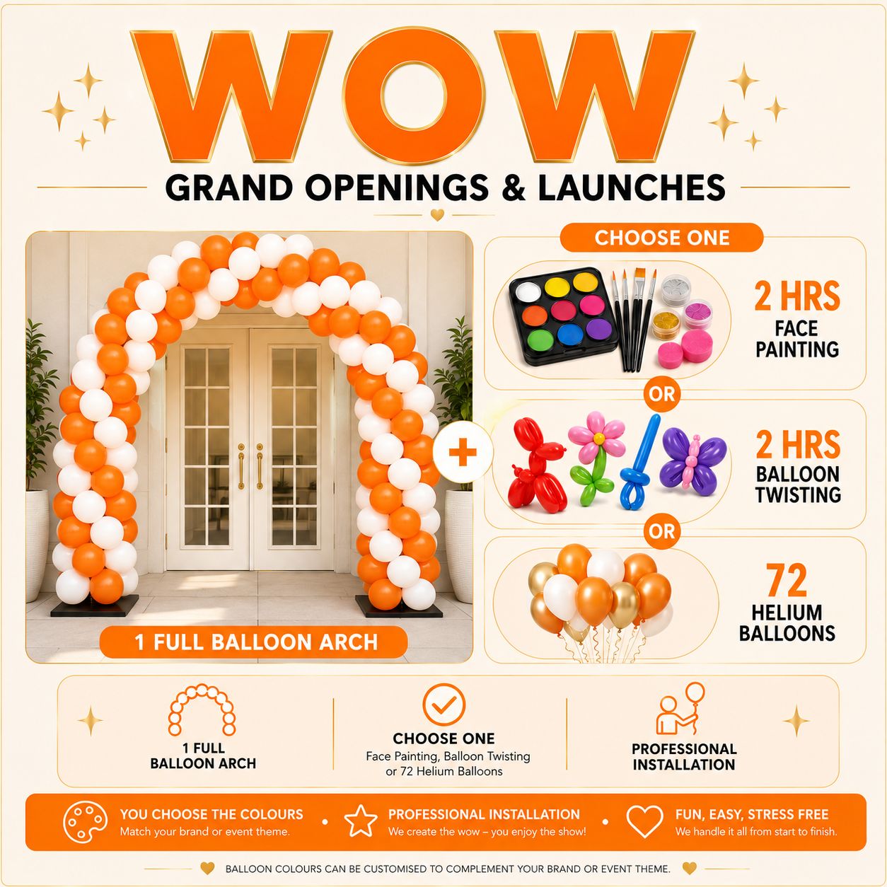 WOW — GRAND OPENING &amp; LAUNCH PACKAGE