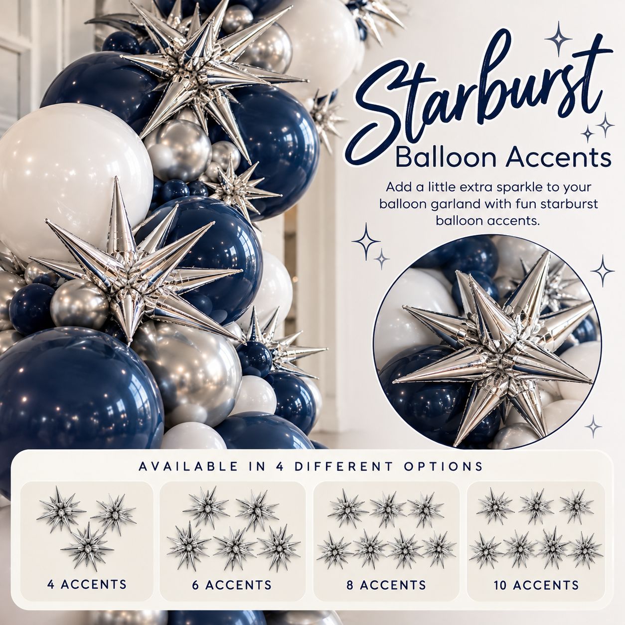 Starburst Balloon Accents
