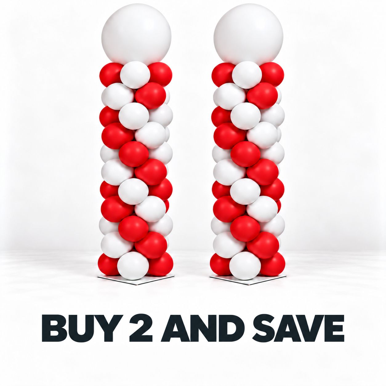 Classic Spiral Balloon Column