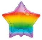 Rainbow Star - Foil Balloon