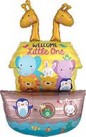 Welcome Little One Noah's Ark - Supershape Foil Balloon