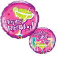 Happy Birthday Margarita - 18-inch Foil Balloon