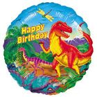Happy Birthday Dinosaurs - 18-inch Foil Balloon