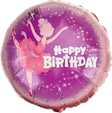 Happy Birthday Mermaids - 18-inch Foil Balloon