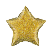 Glitter Gold Star - Foil Balloon
