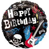 Happy Birthday Rock Guitar - 18-inch Foil Balloon