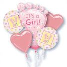 It's a Girl Balloon Bouquet - Balloon Bouquet