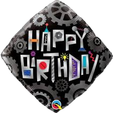 Happy Birthday Playing Cards - 18-inch Foil Balloon
